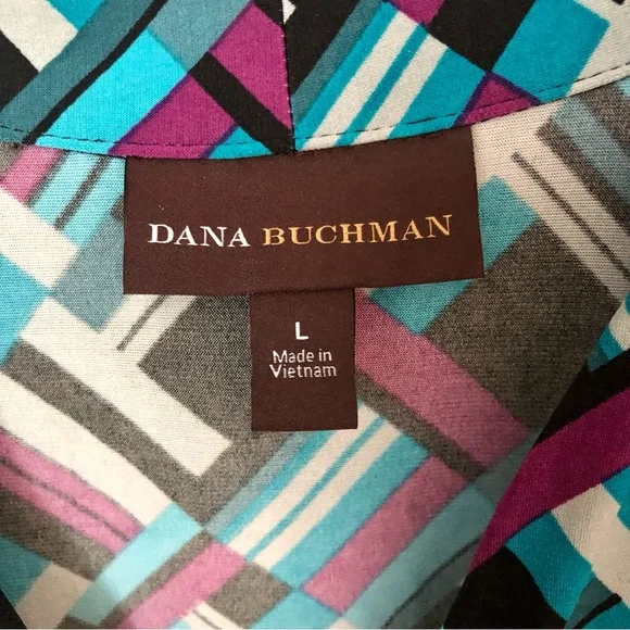 DANA BUCHMAN Geometric Sleeveless Top - Picture 8 of 14